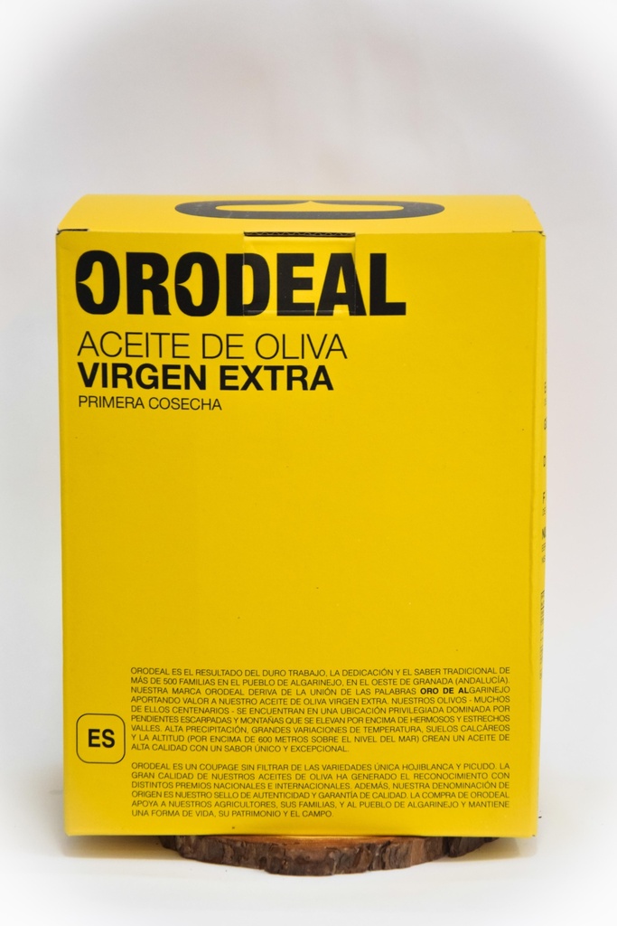 ACEITE DE OLIVA VIRGEN EXTRA ORODEAL PREMIUM BAG IN BOX 3 LIT.