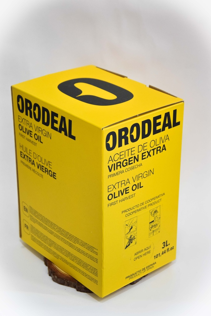 ACEITE DE OLIVA VIRGEN EXTRA ORODEAL PREMIUM BAG IN BOX 3 LIT.