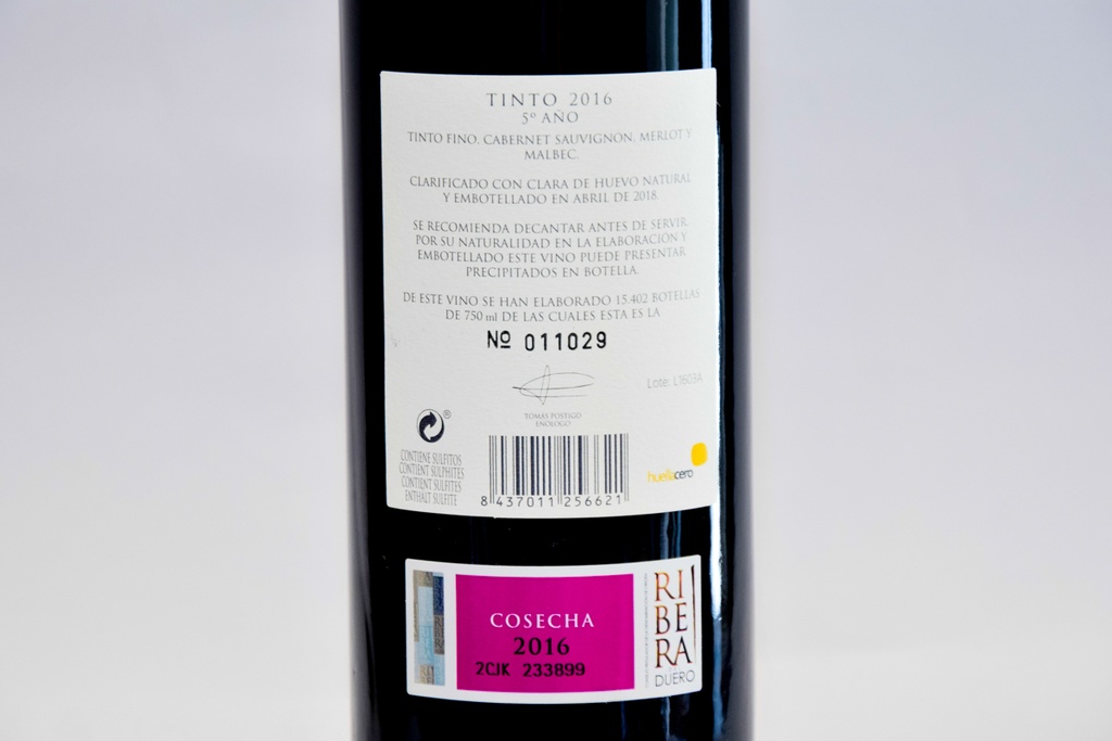 RIBERA DUERO TOMAS POSTIGO 5º AÑO