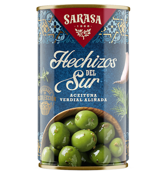 ACEITUNA HECHIZOS DEL SUR SARASA