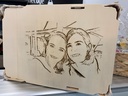 CAJA DE MADERA CON TAPA PERSONALIZADA