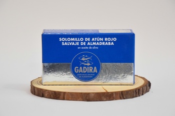 SOLOMILLO DE ATÙN DE ALMADRABA EN ACEITE DE OLIVA GADIRA FORMATO 120 GR