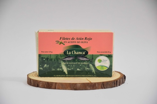 FILETES DE ATÚN ROJO  150 GR. LA CHANCA