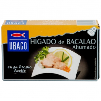 HÍGADO DE BACALAO AHUMADO UBAGO 120 g