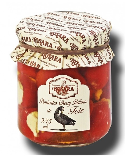 PIMIENTOS CHERRY RELLENOS DE FOIE 185g