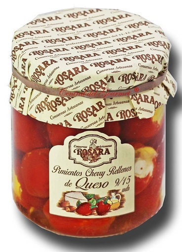 PIMIENTOS CHERRY RELLENOS DE QUESO ROSARA 185 g