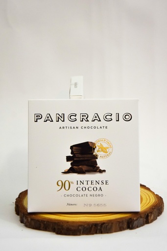 CHOCOLATE NEGRO INTENSE CACAO 90% PANCRACIO MINITABLETA